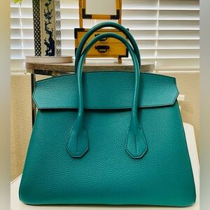 Bally Sommet Handbag - Green/Aqua